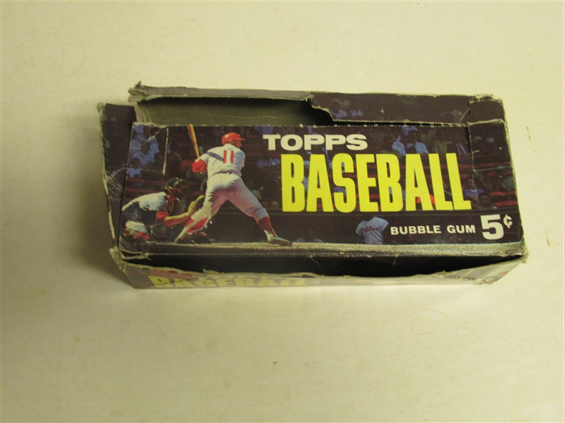 1963 Topps Baseball Empty Wax Display Box 