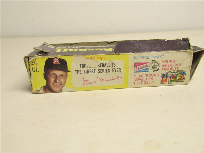 1963 Topps Baseball Empty Wax Display Box 