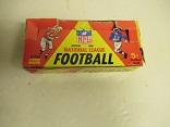 1966 Philadelphia Football Empty Wax Display Box