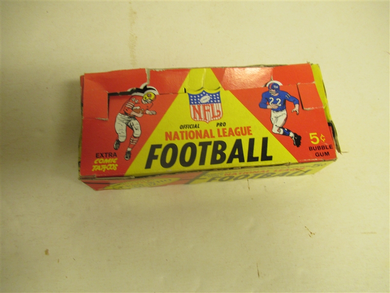 1966 Philadelphia Football Empty Wax Display Box