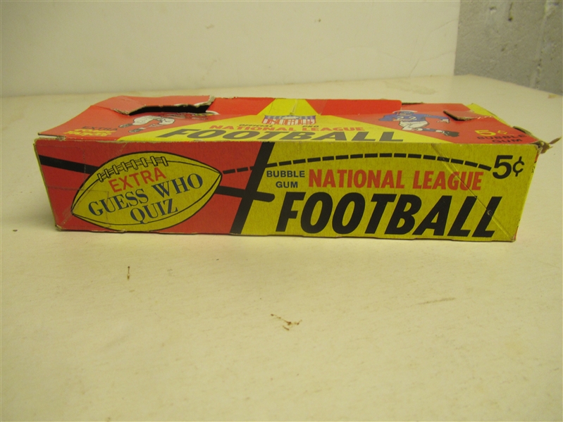 1966 Philadelphia Football Empty Wax Display Box