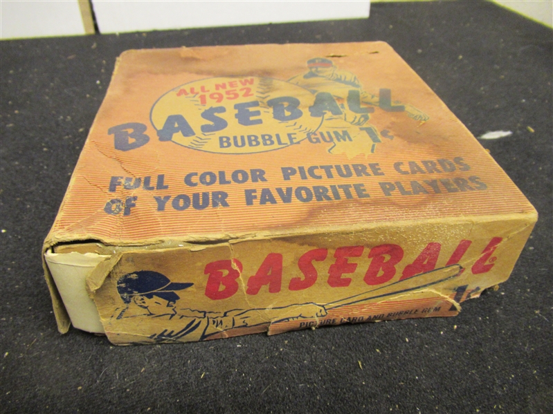 1952 Bowman Baseball Empty Wax Display Box