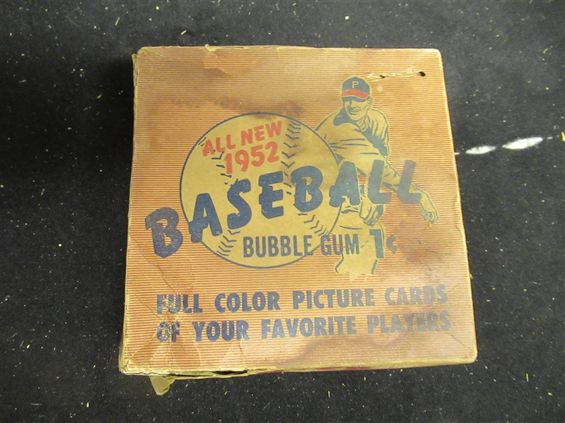 1952 Bowman Baseball Empty Wax Display Box