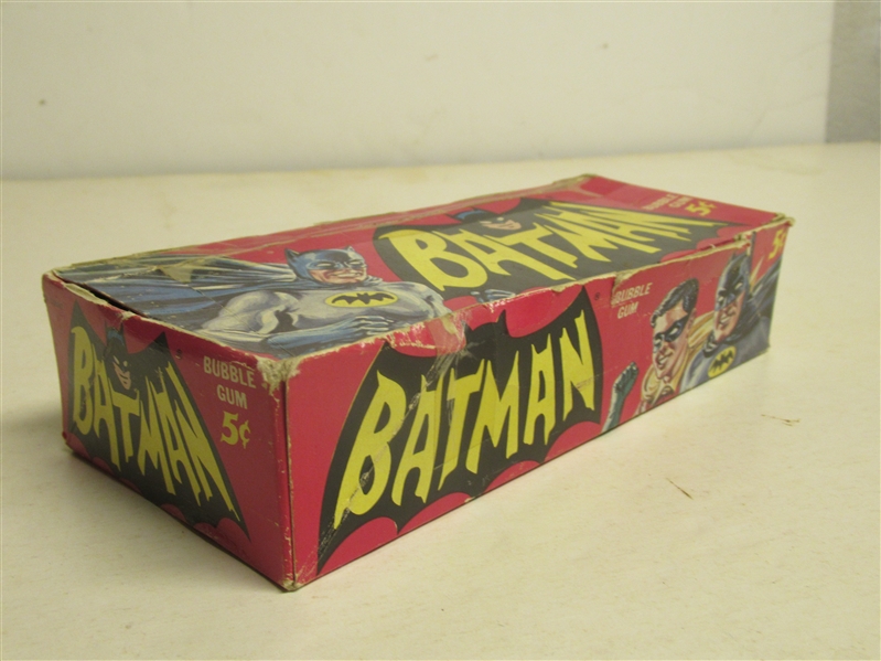 1966 Batman Empty Wax Display Box