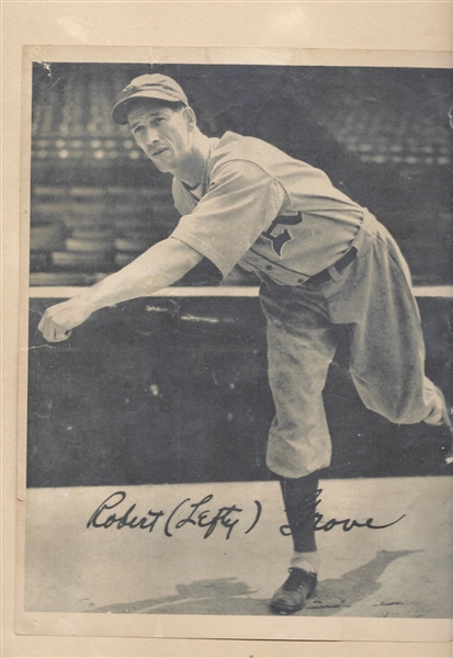 1934 Lefty Grove (HOF) Butter Finger Candy Baseball Premium