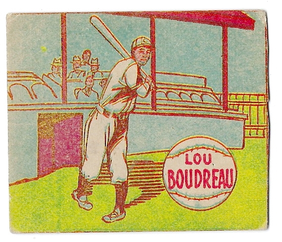 1943 MP & Co. R302 - Lou Boudreau (HOF) - Baseball Card