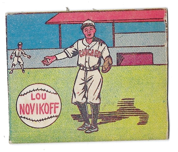 1943 MP & Co. R302 - Lou Novikoff (HOF) - Baseball Card