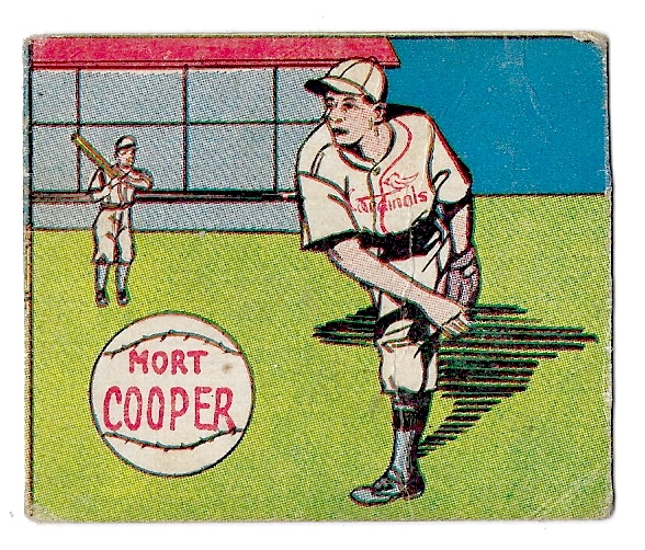 1943 MP & Co. R302 - Mort Cooper (St. Louis Cardinals) - Baseball Card