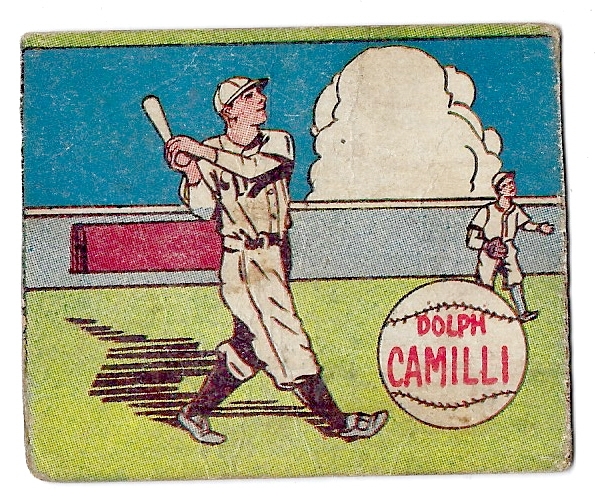 1943 MP & Co. R302 - Dolph Camilli (Brooklyn Dodgers) - Baseball Card