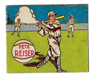 1943 MP & Co. R302 - Pete Reiser (Brooklyn Dodgers) - Baseball Card