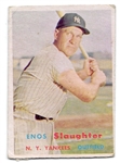 1957 Enos Slaughter (HOF) Topps Baseball Card