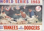 1963 World Series (NY Yankees vs. LA Dodgers) Official Program at Yankee Stadium