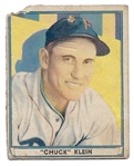 1941 Chuck Klein (HOF - Philadelphia Phillies) Play Ball Card