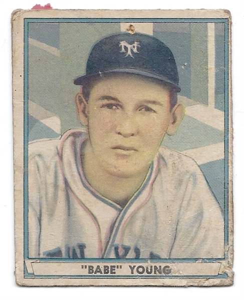 1941 Babe Young (NY Yankees) Play Ball Baseball Card