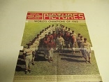 1942  St. Louis Cardinals (World Champions) St. Louis Post Dispatch Color-Roto Display