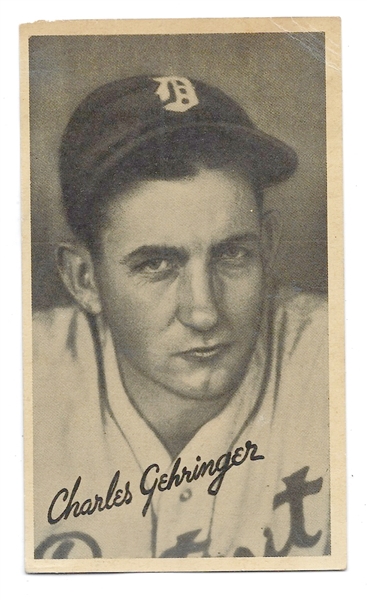 1936 Charley Gehringer (HOF) Goudey Premium