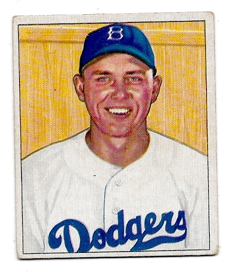 1950 Gil Hodges (HOF) Bowman Baseball Card