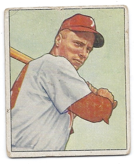 1950 Richie Ashburn (HOF) Bowman Baseball Card