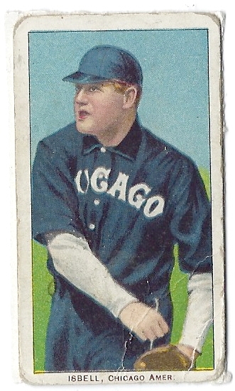 1909 Frank Isbell (Chicago) T206 Tobacco Card