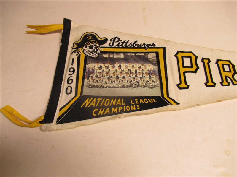 1960 Pittsburgh Pirates (NL) National League Champions Team Picture Pennant