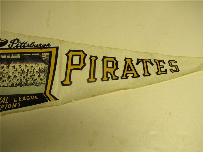 1960 Pittsburgh Pirates (NL) National League Champions Team Picture Pennant