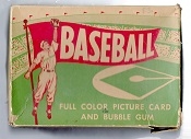 1954 Bowman Baseball Empty Wax Display Box