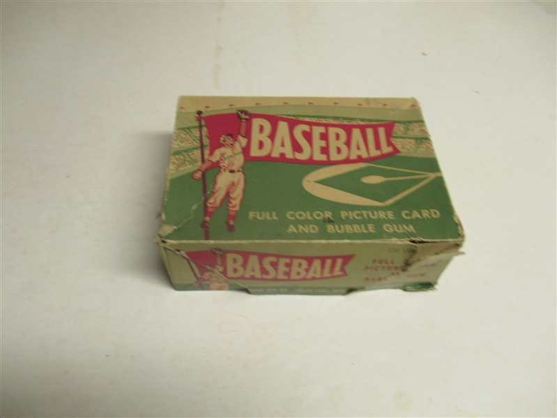 1954 Bowman Baseball Empty Wax Display Box