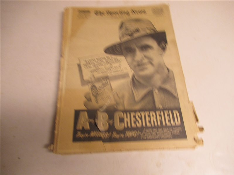 1949 The Sporting News - 1/12/49 Issue - Charles Zimmer (Cy Young's Batterymate) Story