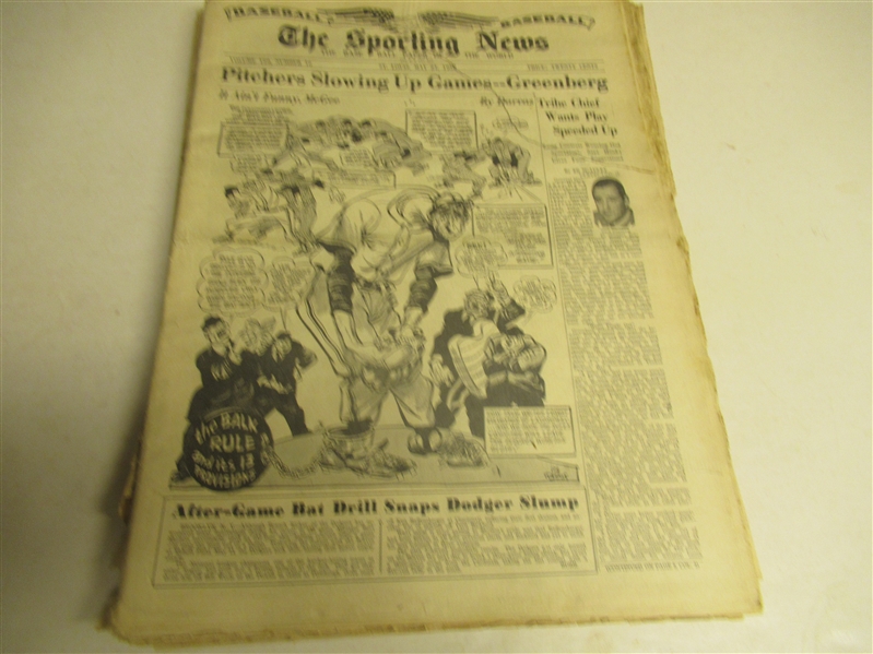 1950 The Sporting News - 5/24/50 Issue - Ted Williams Story