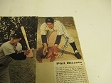 1940's Phil Rizzuto (HOF) Autographed 1/4 Page Coloroto Photo