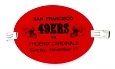 1991 SF 49ers vs. Phoenix Cardinals (NFL) Side Line Armband Pass