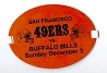 1995 SF 49'ers (NFL) vs. Buffalo Bills Media Sideline Armband Pass