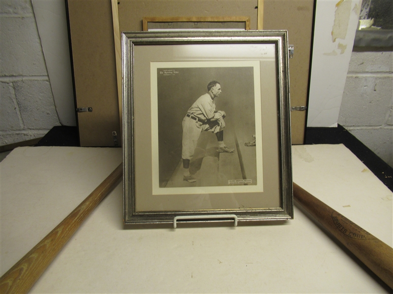 1912 Clark Griffith (HOF) Framed TSN Supplemental Display