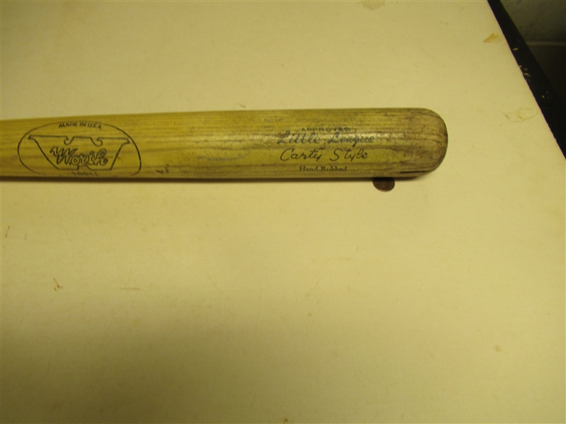 1960's Rico Carty (Atlanta Braves) Worth 100 Model Baseball Bat