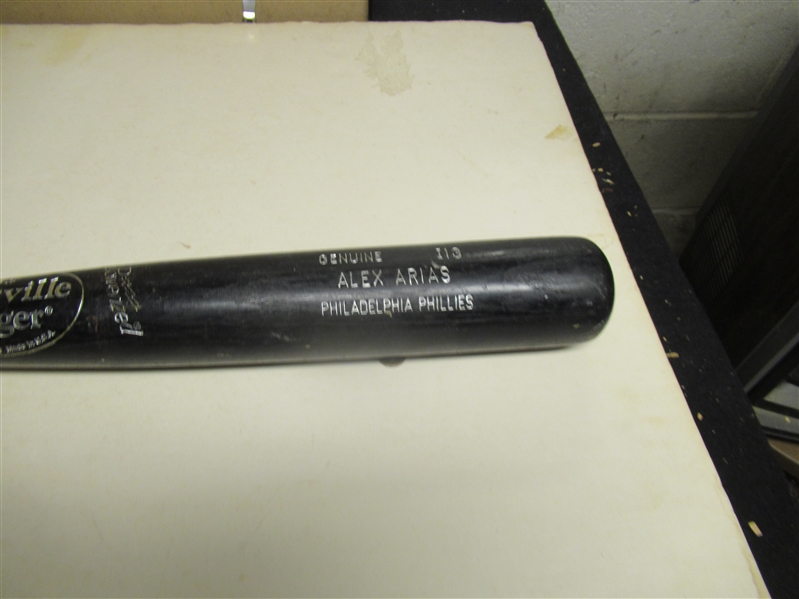 Alex Arias (Philadelphia Phillies) Game Used Baseball Bat