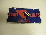 1960's St. Louis Cardinals (NFL) License Plate