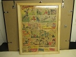 1939-40 Joe Ducky Medwick & George Case Wheaties Comic Strip Ads