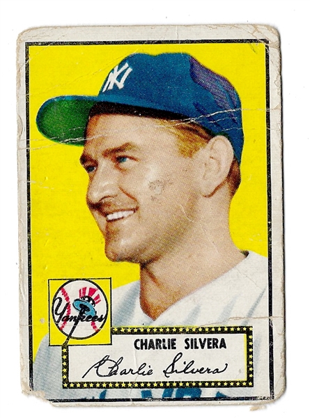 1952 Charlie Silvera (NY Yankees) Topps Baseball Card