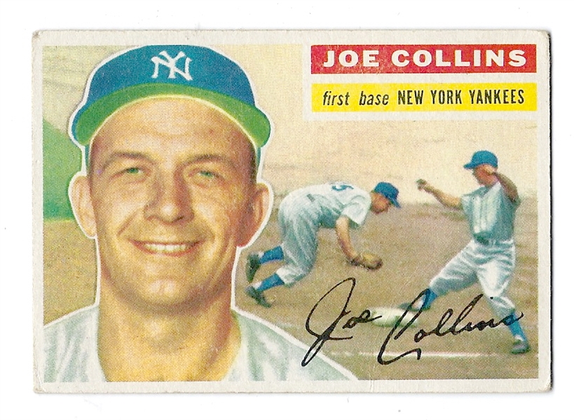 1956 Joe Collins (NY Yankees) Topps Baseball Card