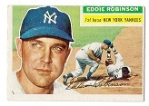 1956 Eddie Robinson (NY Yankees) Topps Baseball Card