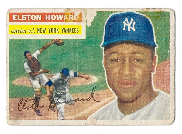 1956 Elston Howard (NY Yankees) Topps Baseball Card