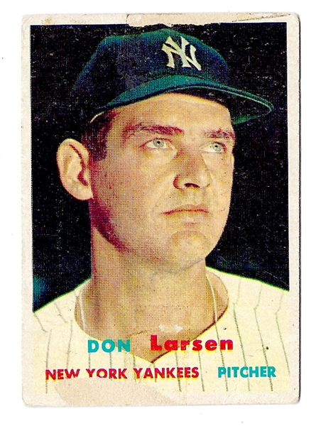 1957 Don Larsen (NY Yankees) Topps Baseball Card