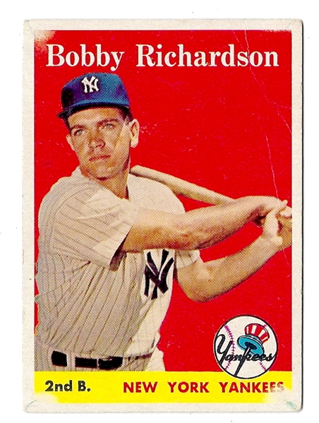 1958 Bobby Richardson (NY Yankees) Topps Baseball Card