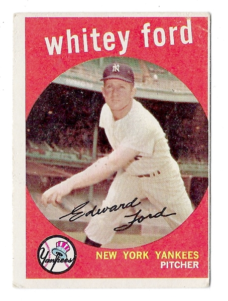 1959 Whitey Ford (NY Yankees)Topps Baseball Card