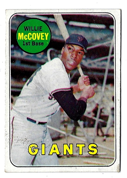 1969 Willie McCovey (HOF - SF Giants) Topps Baseball Card # 2