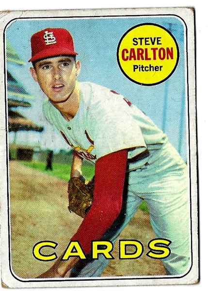 1969 Steve Carlton (HOF) Topps Baseball Card