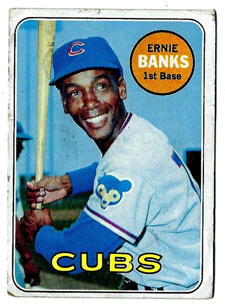 1969 Ernie Banks (HOF) Topps Baseball Card