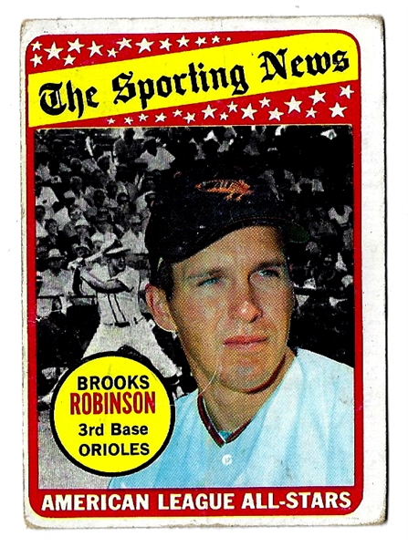 1969 Brooks Robinson (HOF) Topps Sporting News Baseball Card