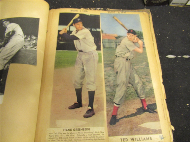 C. 1942 HOF Colorotos: Ted Williams & Hank Greenberg