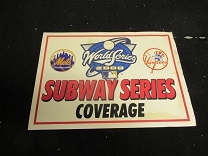 2000 World Series - NY Yankees vs. NY Mets - Subway Series Vending Machine Header